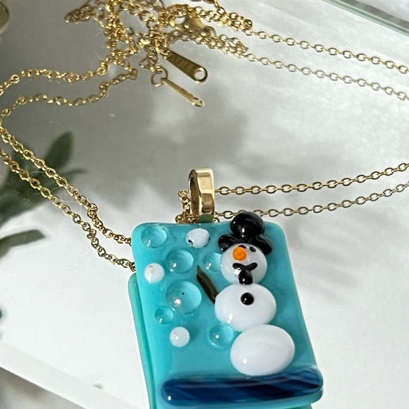 Snow ⛄️ Man Chain pendant - Picture 3 of 7